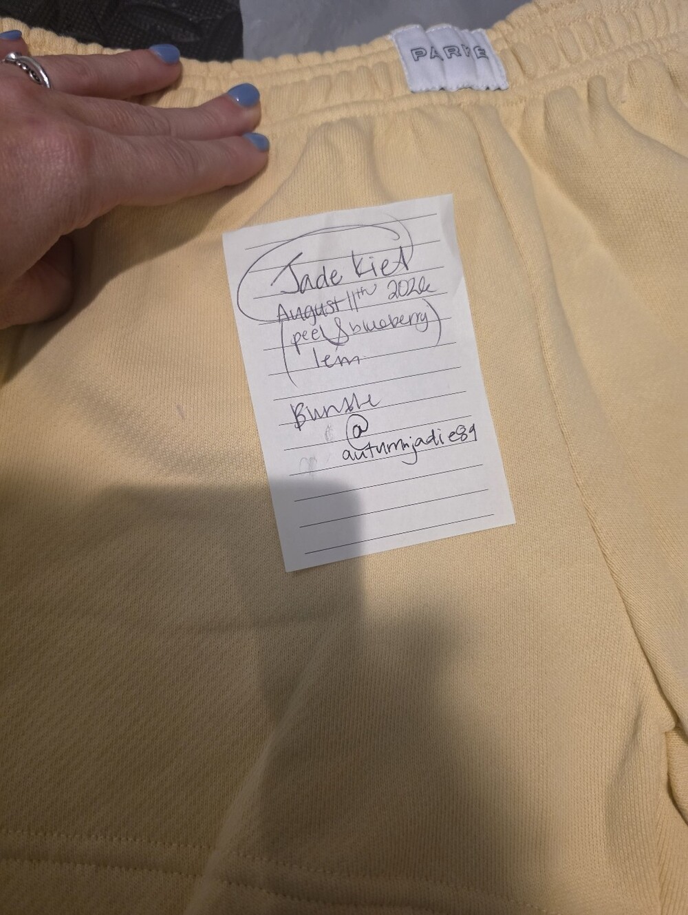 PARKE Banana Cream+Peel Bundle 💛 Mockneck S/M + Shorts L - Picture 5 of 10